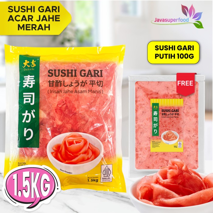 

Sale! Daikichi Sushi Gari Merah / Acar Jahe Merah / Red Ginger Pickle - Halal