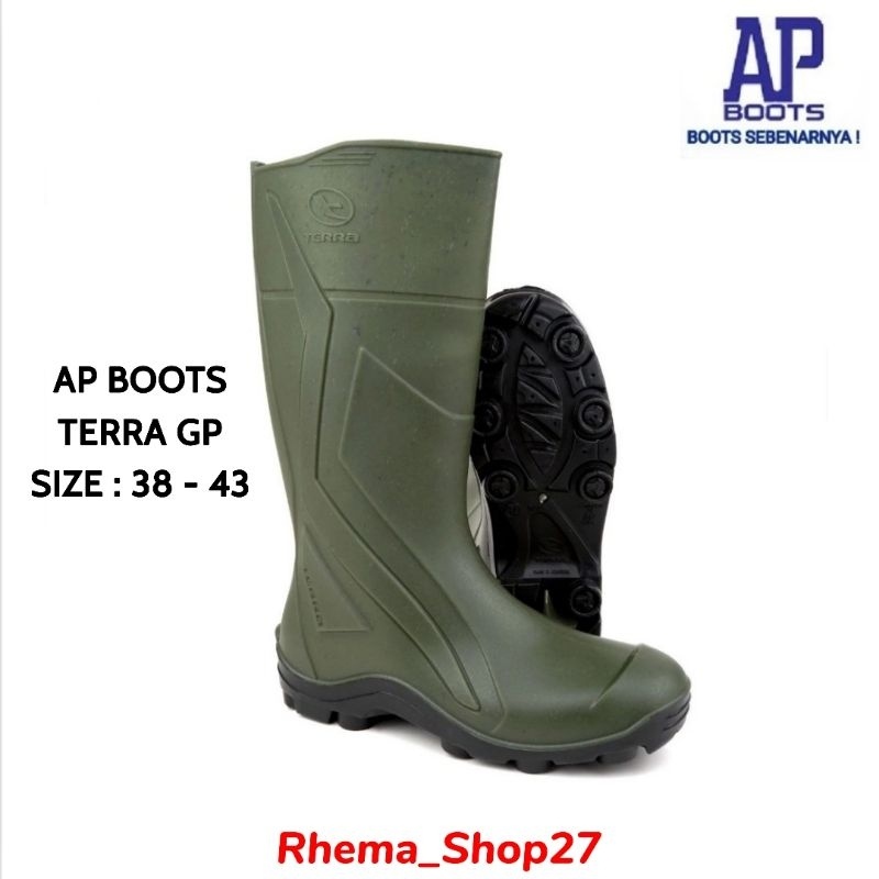 HOT DEALS AP BOOTS TERRA GP #TERBARU Sepatu Boots Tinggi AP Terra Sepatu AP Boots Terra GP 38-43