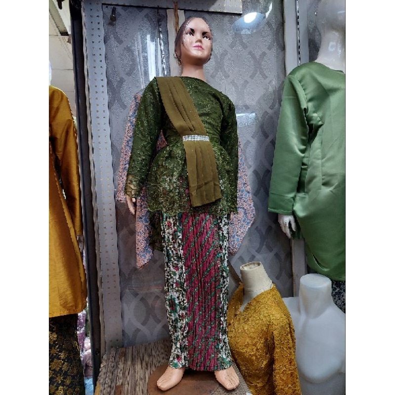 BEST DEALS GB-Kebaya Anak Perempuan Kebaya Selendang Modern Setelan Kebaya Pesta Wisuda Anak SD Umur