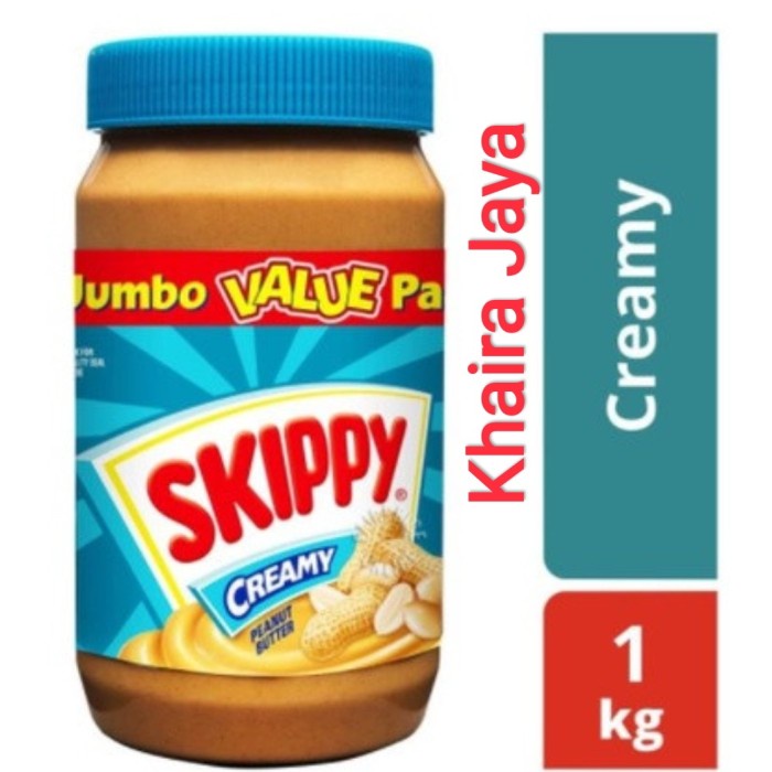

Selai Kacang Skippy Creamy Peanut Butter 1 kg 1000 gram