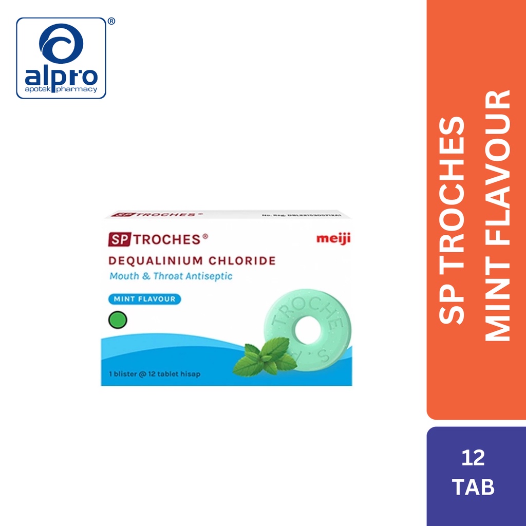 

Sp Troches Mint Flavour Isi 12 Tablet