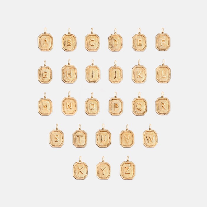 

Terlaris From Tiny Islands - Alphabet - Alphabet Charm SALE