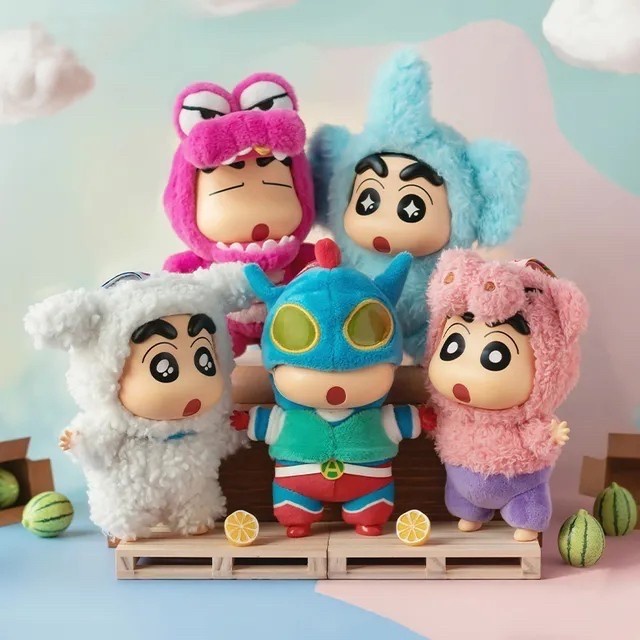 

Terlaris READY CRAYON SHINCHAN PLAY PARTY Vinyl Plush Plushie Keychain Bag Charm Pendant Blind Box