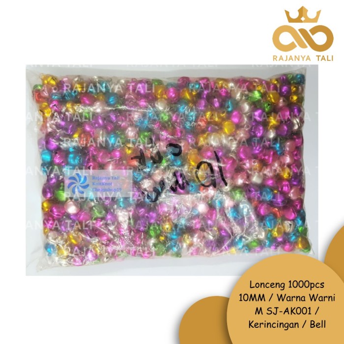 

Terlaris Lonceng 1000pcs 10MM / Warna Warni M SJ-AK001 / Kerincingan / Bell SALE