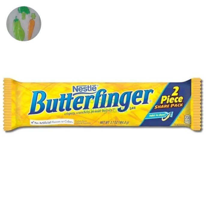 

NESTLE BUTTERFINGER 104,8 Nestle Butterfinger 3.29 oz
