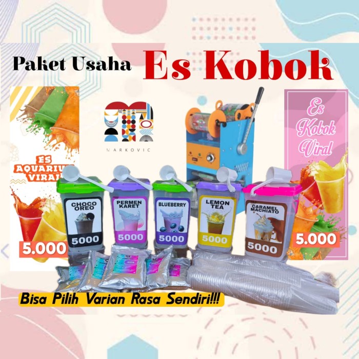 

Paket Usaha Minuman Es Kobok / Es Aquarium