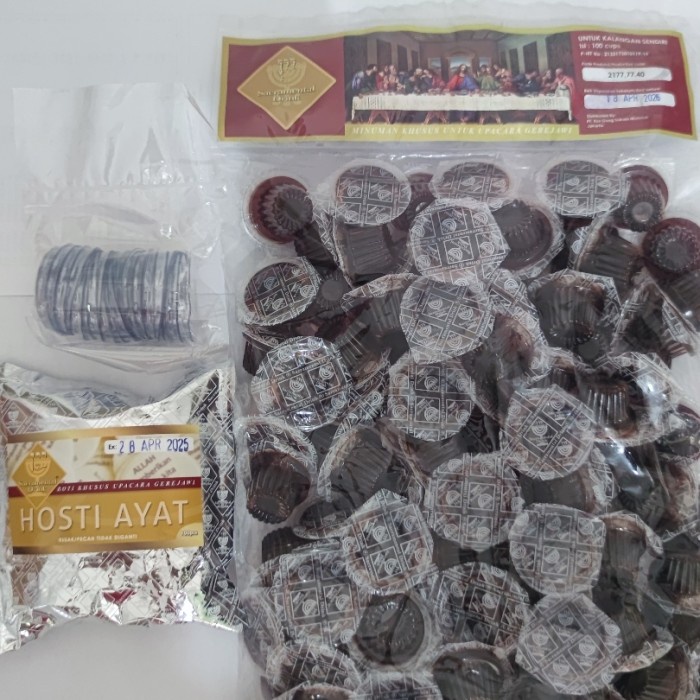 

Anggur perjamuan/ Sacramental Drink merk Ros Gung + Hosti