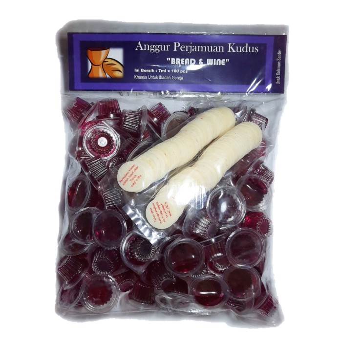 

Anggur Perjamuan Kudus + Hosti AYAT isi 100pcs B&W