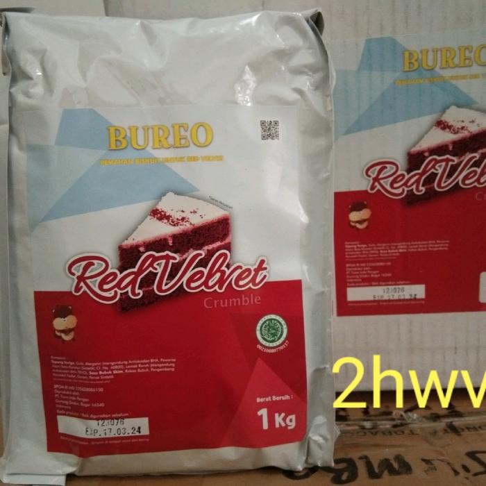 

SALE !!! COOKIES CRUMBLE REDVELVET 1 KG (BUREO) READYY