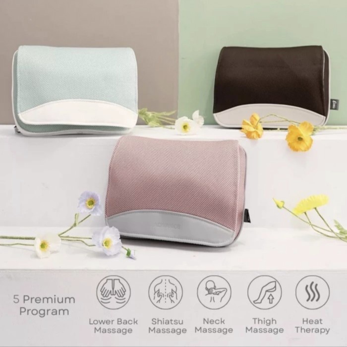 Alat Pijat Elektrik Advance Neo Neck Cushion 3 Pijat Punggung Portabel