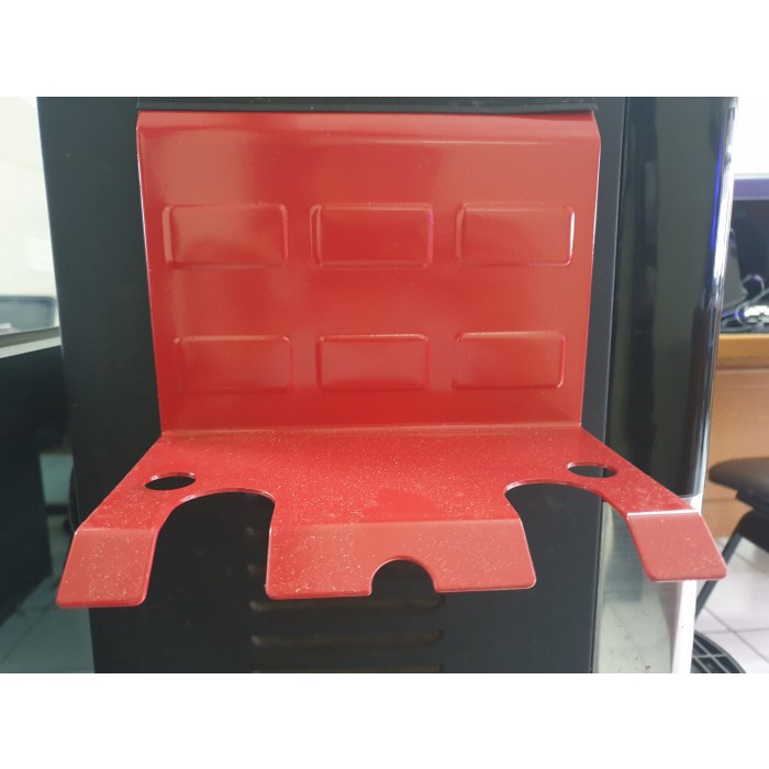 Magnetic double spray gun holder