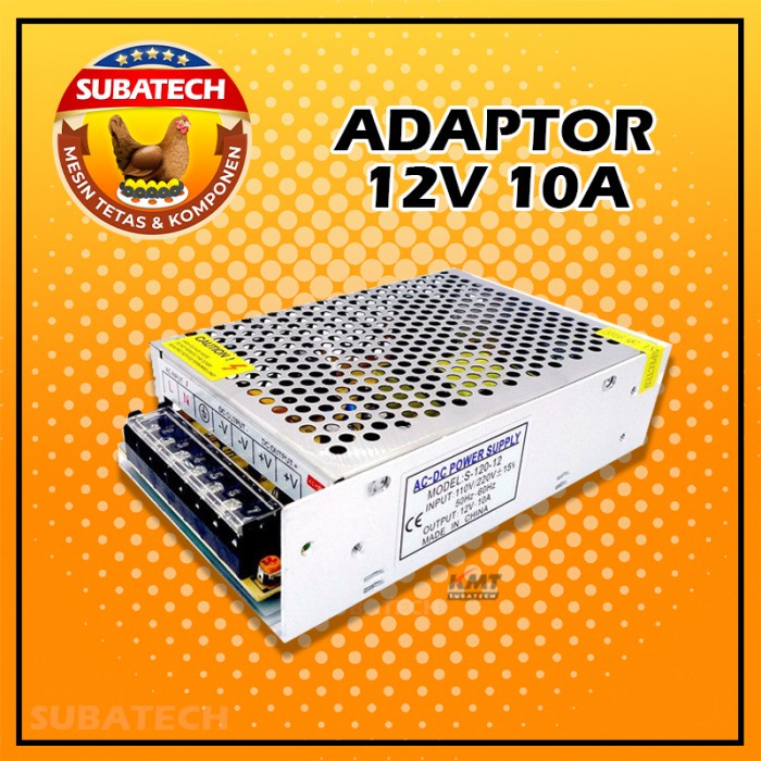 Adaptor 12Volt 10Ampere 12 Volt 10 Ampere Kode 1220