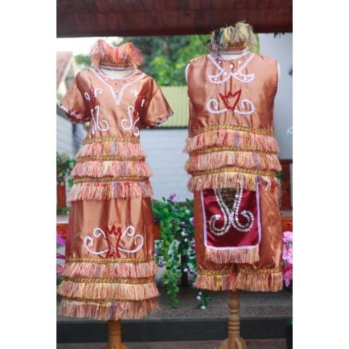BOOM SALE baju adat dewasa papua/pakaian adat tradisional papua dewasa satuan (pria/wanita) by