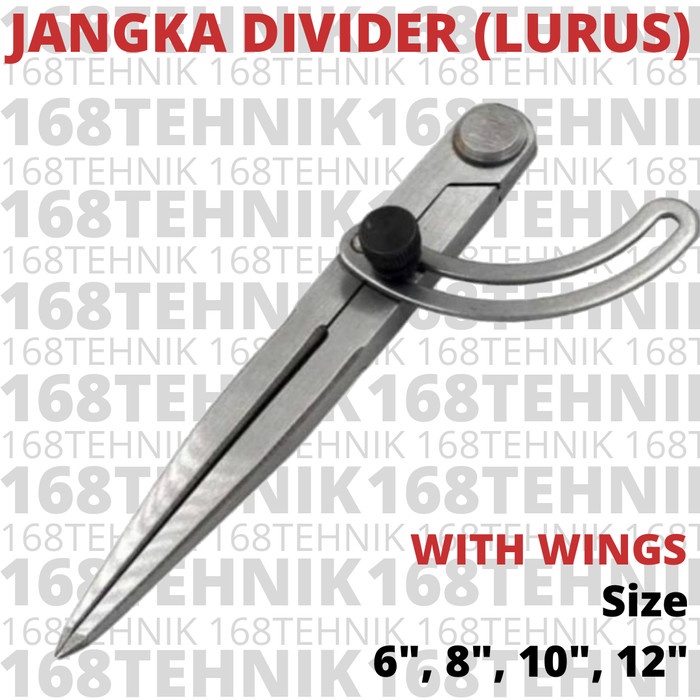 

JANGKA BESI 10" JANGKA LURUS SAYAP 10 WING COMPASS CALIPER 10