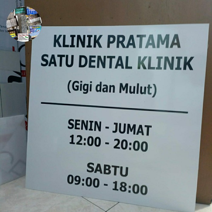 

Papan Nama Custom ACP 3mm 80x60cm