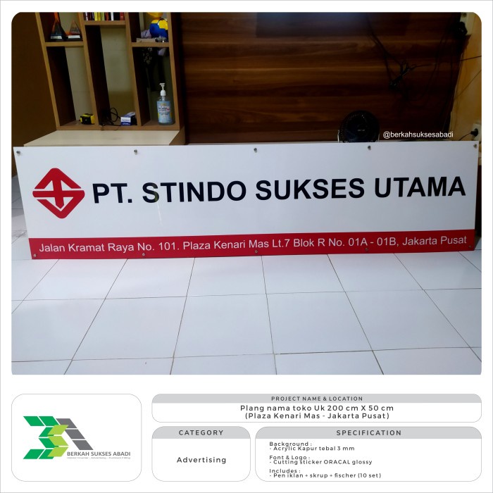 

Plang toko uk 200x50cm Plang akrilik toko Papan nama toko custom