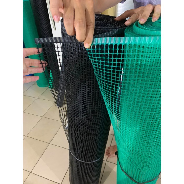 Kawat Jaring Plastik HDPE bentuk kotak