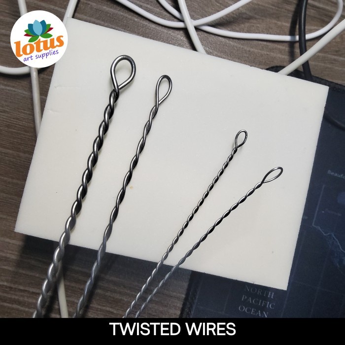 Almaloy Craft Wire / Kawat Almunium Rangka Clay 1mm