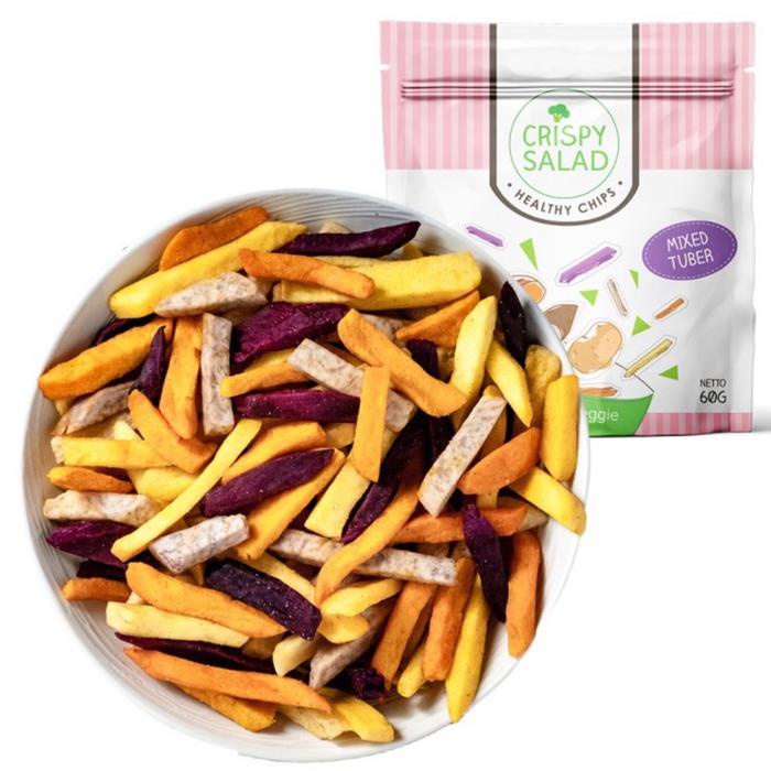 CRISPY SALAD Keripik Sayur Snack Cemilan Sehat Anak & Dewasa Non Msg