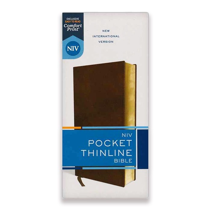 

Niv Pocket Thinline Bible, Comfort Print--Soft Leather-Look