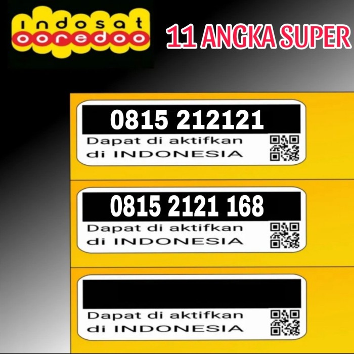 Nomor cantik indosat im3 oredoo 8888 TERLARIS/TERMURAH/TERPOPULER