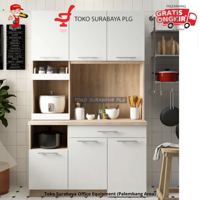 Lemari Dapur Olympic KSC lle Lemari Piring Rak Piring Kiten Set Ready