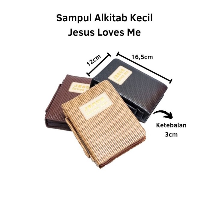 

Sampul Alkitab Kecil - Jesus Loves Me - Sampul Buku - Sampul Kecil