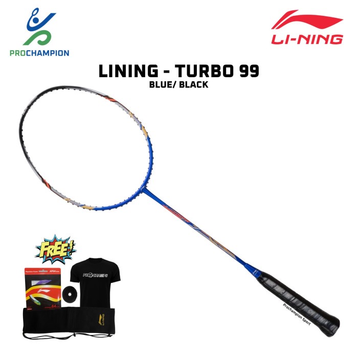 NEW LINING TURBO 99 RAKET BADMINTON ORIGINAL TERLARIS/TERMURAH/TERPOPULER