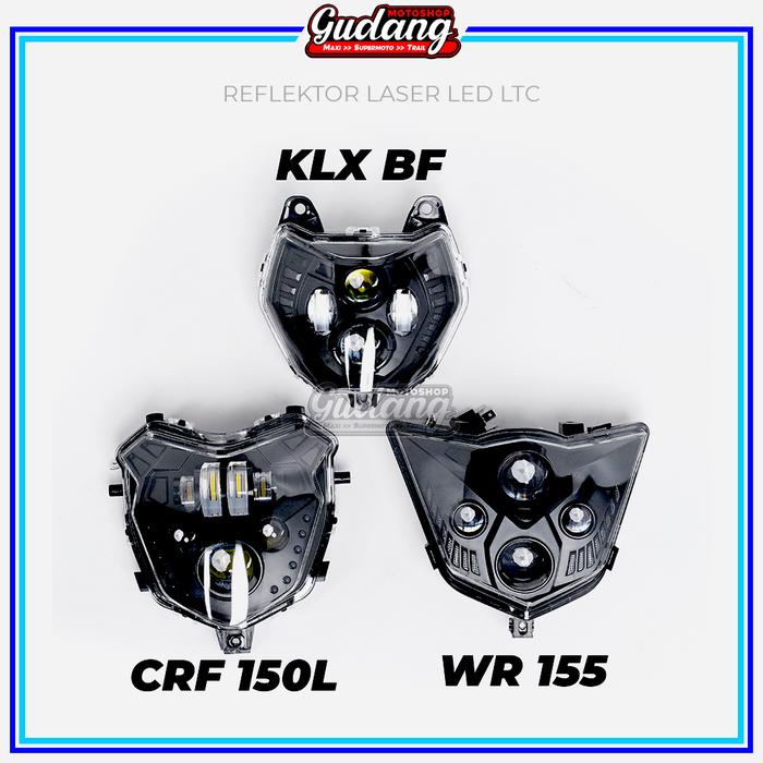 Sale Terbatas Reflektor Laser Led Ltc Lampu Depan Supermoto Led Motor Klx 150 Bigfoot Dtracker Crf