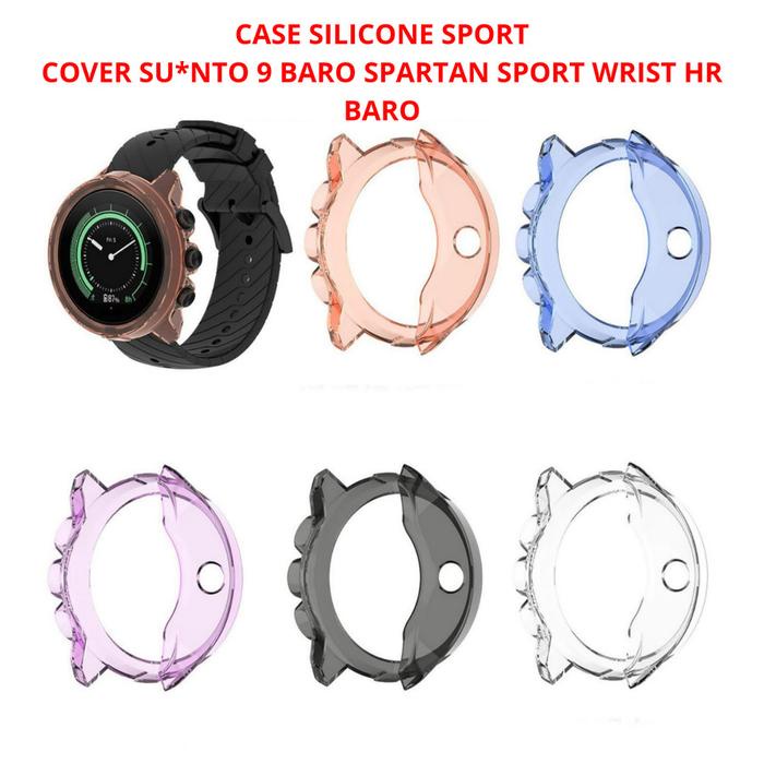 JTTOP" CASE SILIKON COVER CASING SUUNTO 9 BARO SPARTAN SPORT WRIST HR BARO