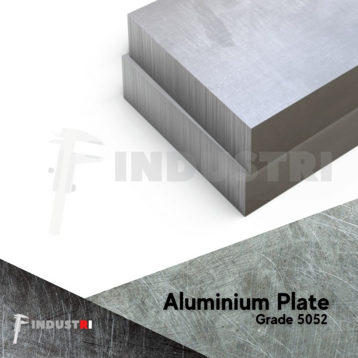 Plat Alumunium 125 x 370 x 370mm