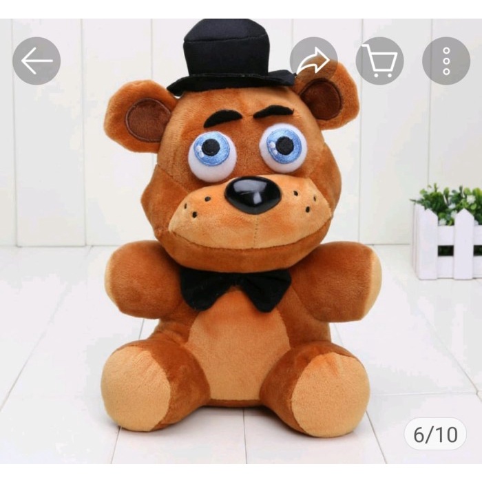 Boneka Fredys Fnaf Mainan Fivenight At Fredy Scurity Breach Best Seller