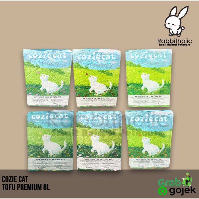 COZIE CAT Pasir Soya Tofu 8 Liter Cozie Cat Premium Tofu Soya 8L