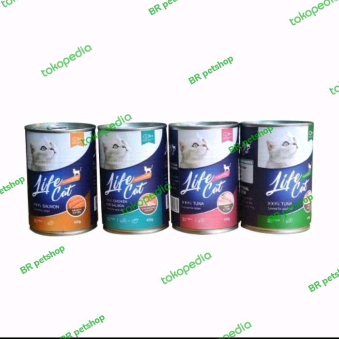 Makanan Kucing Life Cat Kaleng Kitten Adult 1dus LifeCat Kaleng 1 dus