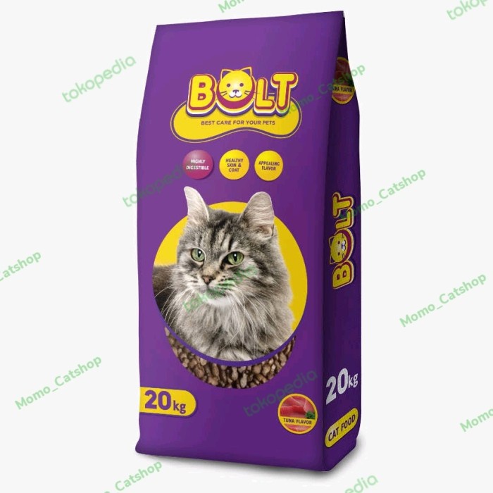 bolt 20kg makanan kucing