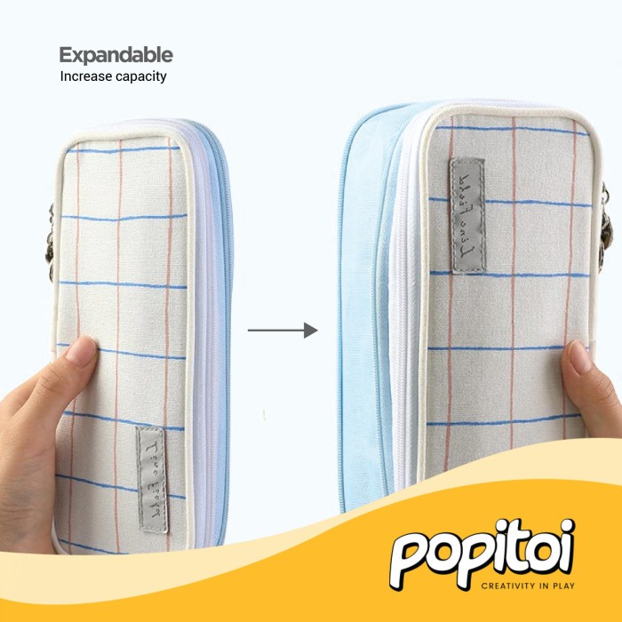 

Promo Terbatas Kokuyo Novita-R Expandable Pencil Case Pastel Cookie Tempat Pensil Pen Kotak Lattice