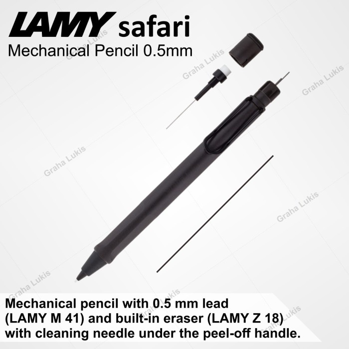 

Best Seller Lamy Safari Mechanical Pencil / Pensil Mekanik 0.5Mm