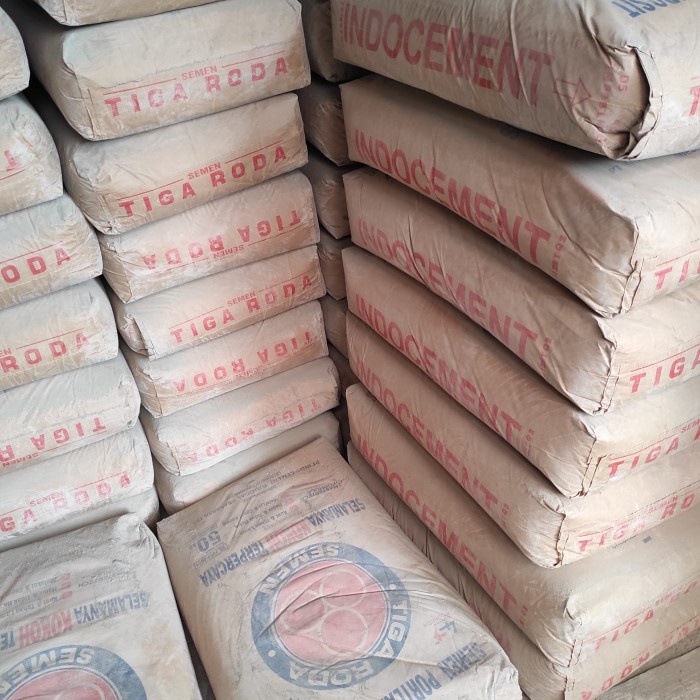 BahanBangunan- SEMEN TIGA RODA GROSIR 50 KG PER DO