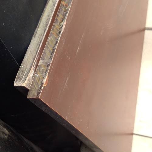 Ebonit Lembaran 15mm x 100cm x 100cm Ebonit Sheet