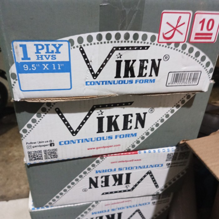 

Diskon Promo Kertas Continuous Form 9.5 X 11 1Ply Full Cod