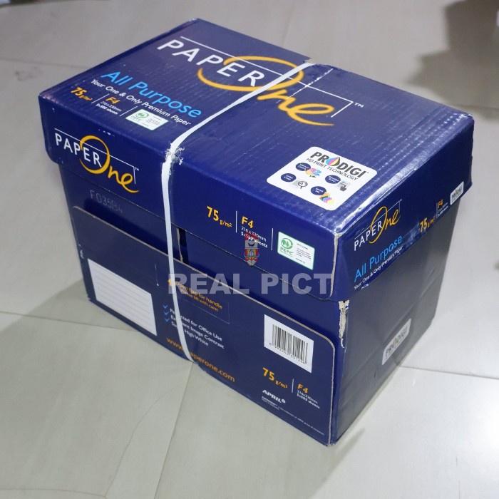 

Promo Kertas Hvs Print Foto Copy Ukuran F4 Paperone 75 Gsm ( 1 Dus ) Packing Aman