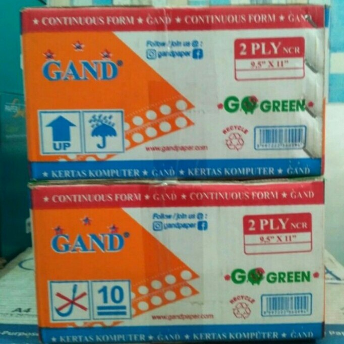 

Diskon Continuous Form 9,5 X 11 2Ply Full / Bagi Dua Packing Aman