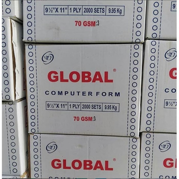 

Produk Terbaru Kertas Komputer Continuous Form Global 9 1/2 X 11 : 3 (1 Ply) Cod