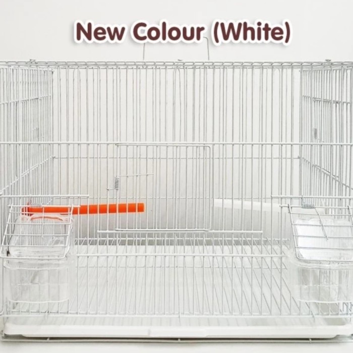 Produk Terbaru Kandang Ternak Besi Kotak Octagon 313 Putih Packing Aman