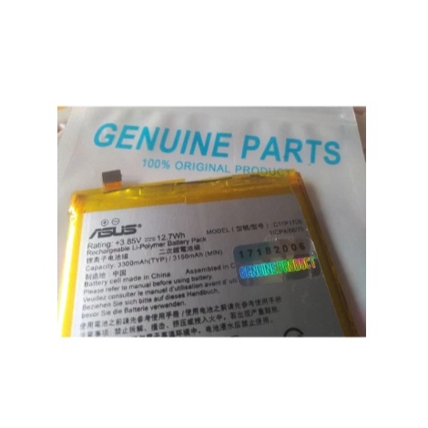 Asus C11P1708 Original 100% Genuine Battery Batre Baterai Asus Zenfone 5 2018 Zenfone 5Z