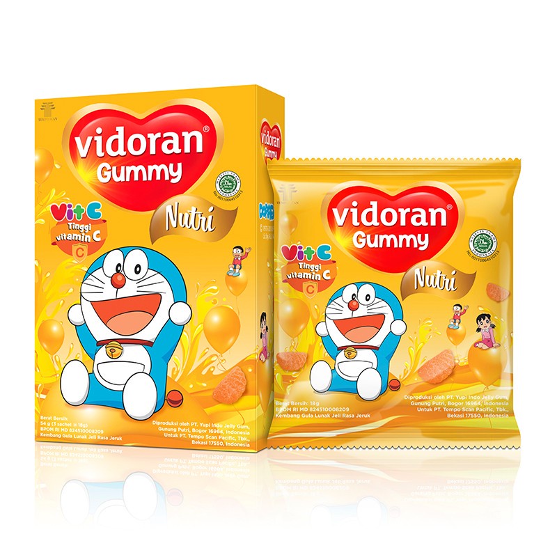 Vidoran Gummy Vitamin C Anak 54gr