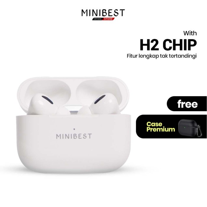 Minibest M5 Tws Earphone Headset Bluetooth V5.3 Chip H2 Wireless