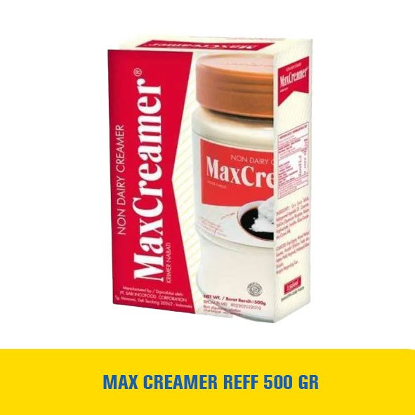 

MAX CREAMER (NON DAIRY CREAMER) 500 280 450 GR