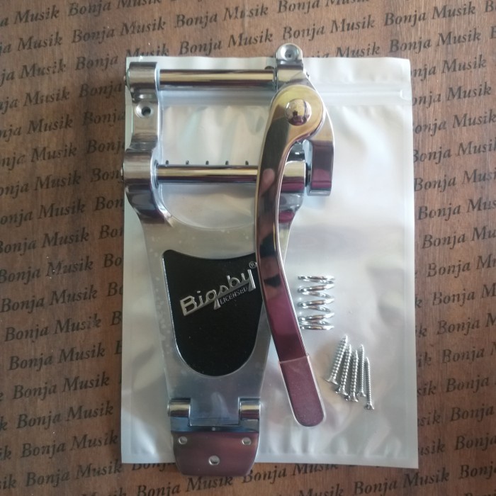 TREMOLO BIGSBY B 70 G TREMOLO VIBRATO TAILPIECE SILVER CHROME