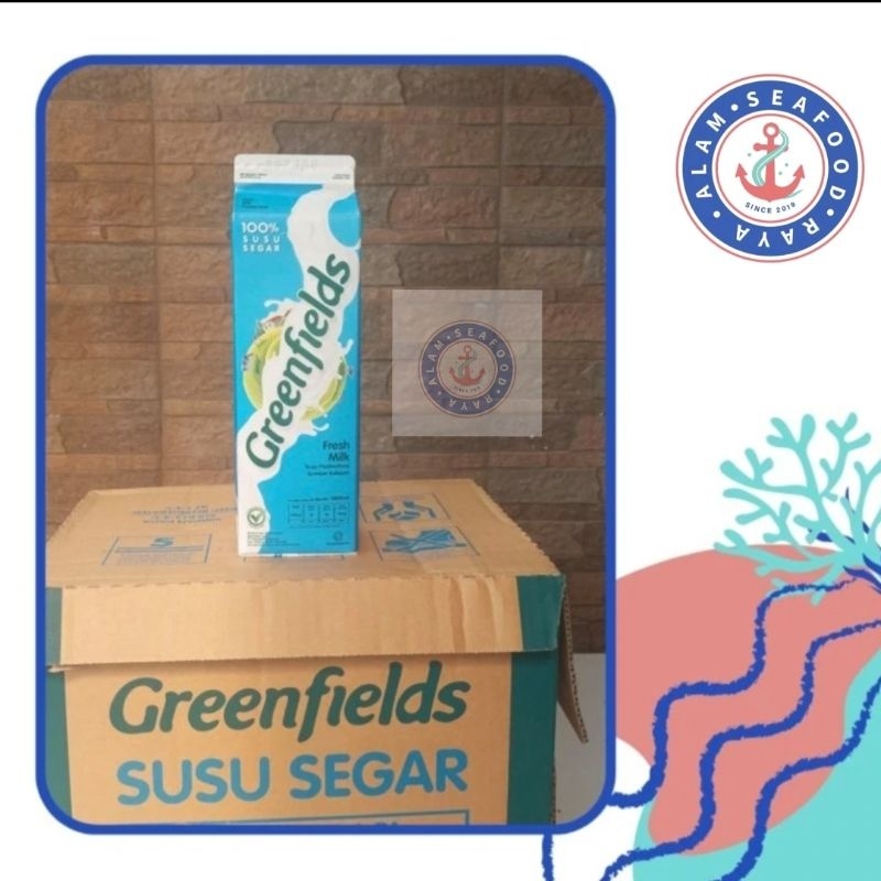 Susu Greenfields FRESH MILK 1L/FRESH MILK greenfields 1000ml